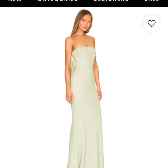 Revolve Dress - Mary Kate Gown in Sage by Katie May - Picture 2 of 3